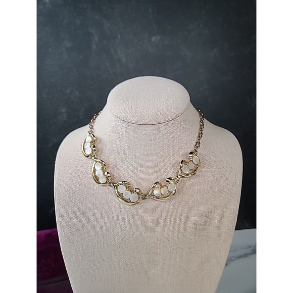 Vintage Mother Of Pearl Disc Adjustable Necklace - Picture 1 of 10